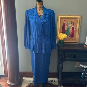 J. Ellis 1980s vintage dress. Size 12 - measurements below
